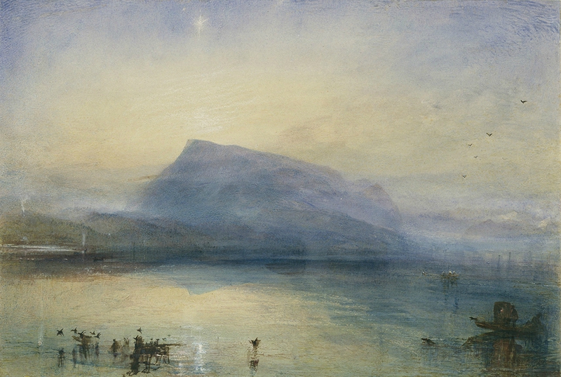 JMW Turner The Blue Rigi Sunrise 1842